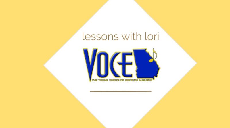 Logo with text "lessons with Lori".