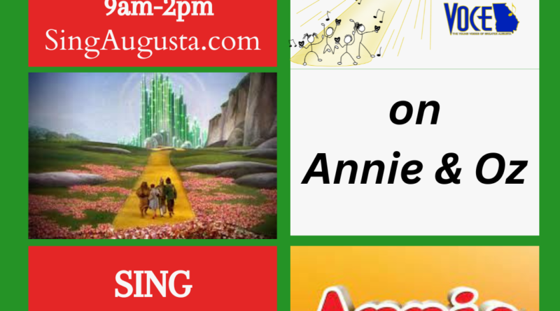 Summer musical theater camp for kids featuring Sing, Dance, and Act workshops.